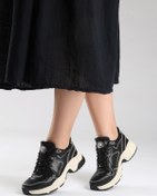 Resim Pierre Cardin Siyah Kadın Spor Ayakkabı PC-55075 