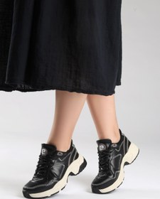 Resim Pierre Cardin Siyah Kadın Spor Ayakkabı PC-55075 