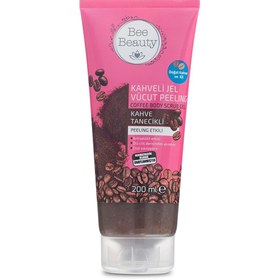 Resim Bee Beauty Kahveli Jel Vücut Peeling 200 ml 