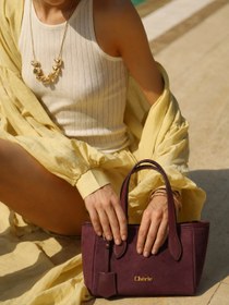 Resim Rachel Baby - Suede burgundy - E 