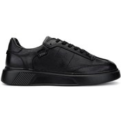 Resim Tamer Tanca Erkek Hakiki Deri Siyah Sneakers & Spor Ayakkabı 04 3508 Erk Ayk Sk24-25 Sıyah Siyah 