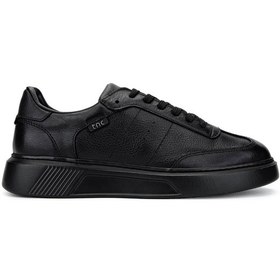 Resim Tamer Tanca Erkek Hakiki Deri Siyah Sneakers & Spor Ayakkabı 04 3508 Erk Ayk Sk24-25 Sıyah Siyah 