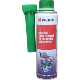 Resim Würth 300 ml Benzin Enjektör Temizleyici Yakıt Katkıları ile Soğuk Çalıştırma Performansı Artırır 