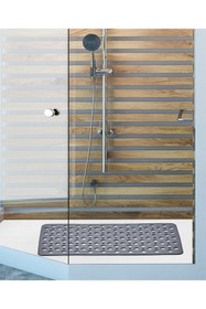 Resim seahome Bubble Bath Math Banyo Paspası & Duş Kaydırmazı Pembe 36x66 Cm 