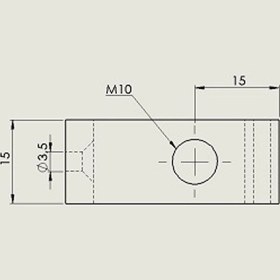 Resim Badem10 Cam Tutucu Ahşap Raf Tutucu Cam Etejeri Metal U Tipi Mat Siyah Metal Vidalı (4 Adet) 