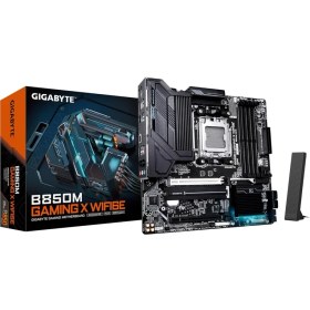 Resim Elivora Gıgabyte B850M Gamıng x WIFI6E LGA1851 Ddr5 7600MHZ(OC) Pcıe 5.0 Çift M.2 Nvme Wifi 6e 2.5gbe Lan Matx Gaming Anakart 