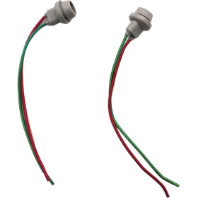 Resim 2x T10 Soket W5W Adaptörü Yumuşak Kauçuk Işık Lambası Tutucu Araba Aksesuarları Erkek - Dişi Kablo Konnektörü (Yurt Dışından) 