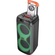Resim Hoco Ha7 Leader Mikrofonlu Bluetooth Kablosuz Hoparlör - Siyah 