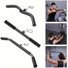 Resim Willowhaven Tip A Örgülü Paslanmaz Çelik Dambıl Barı - Kaymaz Tutma Yerleri İle Biceps Ve Sırt Antrenmanı 