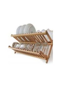 Resim Bambu Bulaşık Sepeti Bambu Tabaklık Bulaşıklık 42 Cm Bambu Bulaşık Sepeti Bambu Tabaklık 