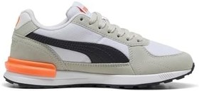 Resim PUMA Kids GRAVITON Genç Ayakkabı, PUMA White-New Navy-Glacial Gr, 3 