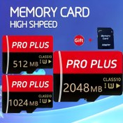 Resim Yüksek Hızlı Pro Plus Hafıza Kartı - 512MB/1024MB/2048MB TF/SD Seçenekleri, Tabletler, Kameralar ve Akıllı Telefonlar için İdeal | Adaptör ve Hediye Kutusu ile Güvenli Dosya Depolama, Mobil Telefonlar 