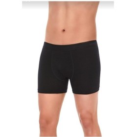 Resim 40 Erkek Likralı Boxer Siyah 10 Adet 001 