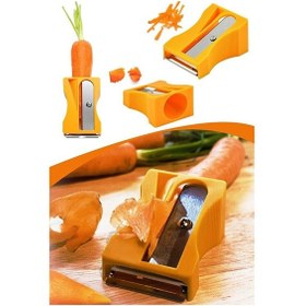 Resim Mucit Home Kalemtıraş Meyve Sebze Soyacağı Pratik Meyve Sebze Havuç Salatalık Açacak Renkli 