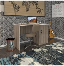 Resim Kenzlife Ofis Masası Kamikaze Crd Sağ 75 150 80 Kilitli Kapaklı Dolap Şeritli Bilgisayar Çalışma Masası 