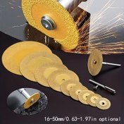Resim 10 Adet Elmas Kesme Diski Seti + Döner Aletler, Aşındırıcı Kesme, 16-50Mm Boyutlarında Elmas Kesme Diskleri, Mermer, Yeşim ve Seramik Oyma İçin Uygun 2 Testere Bıçağı Kesme Matkap Aksesuarı. 