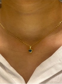 Resim Hakan Güler Kuyumculuk 14 Ayar Altın Nazar Boncuklu Aynalı Zincir 