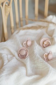 Resim Bibs De Lux Silikon Emzik - Blush - Tek Beden 0-36 Ay 