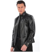 Resim Erkek Hakik İderi Ceket Siyah 