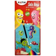 Resim Fatih 12 Renk Sulu Boya (Promosyon Ürünü) 