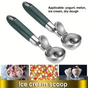 Resim 1 adet Ağır Hizmet Tipi Dondurma Çekirdeği, Meyve Çekirdeği, Karpuz Çekirdeği, Temizlenmesi Kolay, Dondurma, Poposik, Çörek Otu, Melon, Dondurulmuş Yoğurt için Uygun - Ergonomik Saplı Pişirme Makinesi ile Metal Mutfak Aracı, Ev ve Mutfak Malzemeleri 