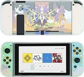 Resim YOCORE Cute Anime Protective Case Compatible with Switch, Soft TPU DIY Replacement Shell with Shock-Absorption and Anti-Scratch 