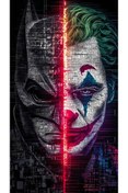 Resim aydın garage Joker Kapı Direk Kaplama Folyosu BASKILI STİCKER Sağ-Sol 2 Adet 22*50 CM 