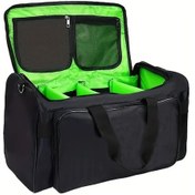 Resim Sandwich Motion003 Büyük Kapasiteli Nylon Seyahat Çantası Spor Ayakkabı Gözlü Sade Siyah Hareketli Kargo Siyah 