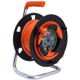 Resim Bylion Seyyar Makaralı Uzatma Bahçe Tipi 3*1,5mm 50+2 mt Termal Sigortalı 