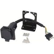 Resim Tongdashop 1 Set Amerikan Römork Konnektör Seti Tm8035b Pvc 4 Port Bağlantı Braketli 