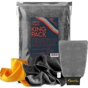 Resim Smartbee Kingpack Mikrofiber Oto Yıkama Paketi Antrasit 