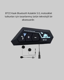 Resim Motosiklet Kask Kulaklığı Bluetooth 5.0 Gürültü Önleme Ve Hızlı Bağlantı - Lisinya 