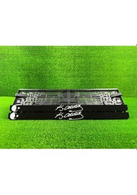 Resim K.atatürk Imzalı 3d Kabrtmalı Pleksi Araba Plakalığı 1 Takım 