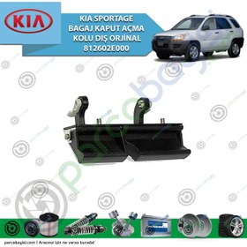 Resim Kia Sportage Bagaj Kaput Açma Kolu Dış Orijinal | 812602E000 