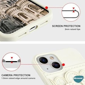 Resim Microsonic Apple iPhone 13 Pro Kılıf Praying Angel Bej [iPhone 13 Pro ile Uyumlu Kılıf - Bej] 