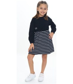 Resim Toontoy Kız Çocuk Elbise Siyah 