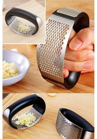 Resim Qniay Lüx Sarımsak Ezici Paslanmaz Çelik Pres 