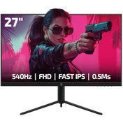 Resim Gamepower Lucid S60 27'' 0.5ms 540Hz Flat Fast IPS FHD RGB Pivot Speaker Gaming Monitör (Sıfır Ölü P 