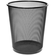 Resim Çöp Kovası Metal Perfore Tam Delikli 
