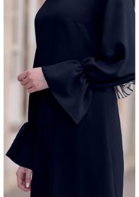 Resim Raika Moda Feryal Büyük Beden Pantolon Tunik Tesettür Takım Lacivert 