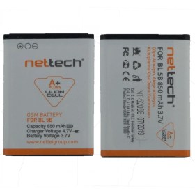 Resim Nettech Nokia 3230 Uyumlu BL-5B 1000 mAh Batarya 