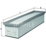 Resim MAHLE LX3105/1 Hava Filtresi (Mercedes Benz: C Serisi W205 / Om626 Bluetec 14-) 6260940004 LX31051 (WC783612) 