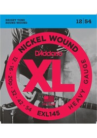 Resim D'addario Exl145 Takım Tel Elektro Gitar Teli 012 
