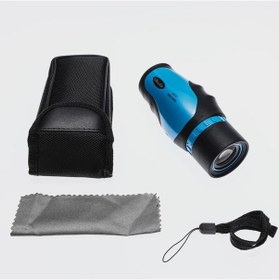 Resim 30x30 Tek Gözlü Ayarı Gerektirmeyen Perma Focus Otomatık Netleme Dürbün Mavi - Çok Renkli 