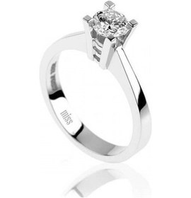 Resim Tektaş Pırlanta Yüzük - 0,60 Karat 18 Ayar 