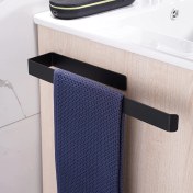 Resim Ayz El Havluluk, Siyah Havluluk Banyo Için Kendinden Yapışkanlı Havlu Askısı, 