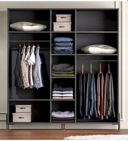 Resim Tocco-platin 5 Kapaklı Country Gardırop 