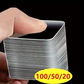 Resim Ultra Güçlü Çift Taraflı Bant - Su Geçirmez, Yeniden Kullanılabilir Yapıştırıcı Plastik, Ahşap, Beton, Cam ve Metal İçin - PVC Malzeme, Günlük Ofis Kullanımı İçin İdeal 