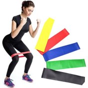 Resim 1 Adet Spor Egzersiz Latex Bandı Aerobik Pilates Yoga Lastiği 