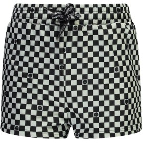 Resim SuperRebel Super Rebel Siyah - Beyaz Erkek Çocuk Mayo R501-5604-Holy short sport/ swim pa 